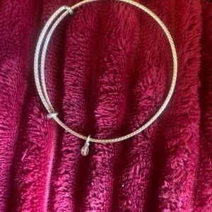 Alex and Annie vintage Elegant Silver Bangle vintage Bracelet